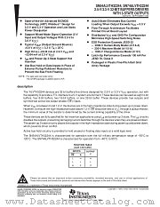 SN54ALVTH32244 datasheet pdf Texas Instruments