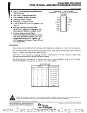 SN54LV4053AW datasheet pdf Texas Instruments