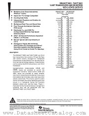 SN54ACT16651WD datasheet pdf Texas Instruments