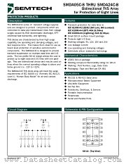 SMDA15C-8TE datasheet pdf Semtech