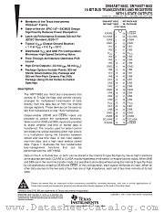 SN54ABT16652WD datasheet pdf Texas Instruments