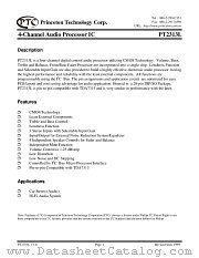 PT2313L-D datasheet pdf Princeton Technology Corporation