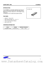 S1A2298A01-A0B0 datasheet pdf Samsung Electronic