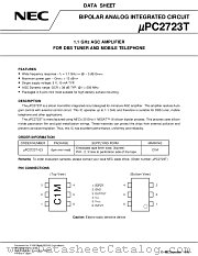 UPC2723 datasheet pdf NEC