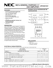 UPC3221GV-E1 datasheet pdf NEC