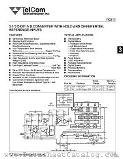 TC811CKW datasheet pdf TelCom Semiconductor