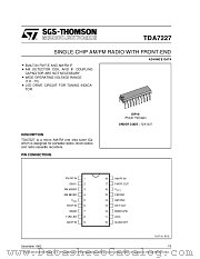TDA7227 datasheet pdf ST Microelectronics