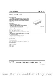 UTCLM8560 datasheet pdf Unisonic Technologies