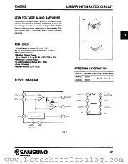 KA8602N datasheet pdf Samsung Electronic