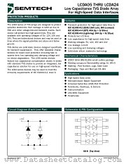 LCDA05TB datasheet pdf Semtech