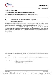 PEF20571 datasheet pdf Infineon