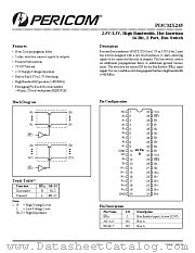 PI3C32X245B datasheet pdf Pericom Technology