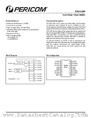 PI6C2409-1W datasheet pdf Pericom Technology