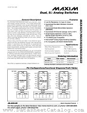 MAX4623ESE datasheet pdf MAXIM - Dallas Semiconductor
