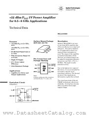 MGA83563 datasheet pdf Agilent (Hewlett-Packard)