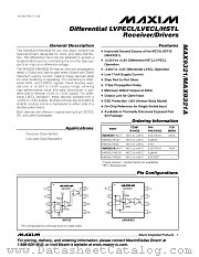 MAX9321EKA-T datasheet pdf MAXIM - Dallas Semiconductor