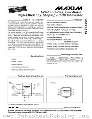 MAX1678EUA datasheet pdf MAXIM - Dallas Semiconductor