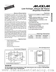 MAX2430ISE datasheet pdf MAXIM - Dallas Semiconductor