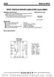 NJG1312PC1 datasheet pdf New Japan Radio