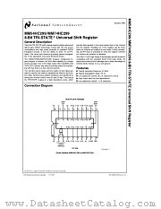 MM74HC299N datasheet pdf National Semiconductor