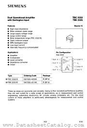 TBE2335 datasheet pdf Infineon