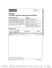 NC7WZ86L8X(PRELIMINARY) datasheet pdf Fairchild Semiconductor