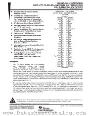SN74GTL16616DGG datasheet pdf Texas Instruments
