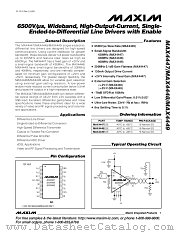 MAX4447ESE datasheet pdf MAXIM - Dallas Semiconductor