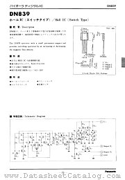 DN839 datasheet pdf Panasonic