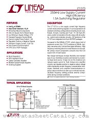 LT1373HVIS8 datasheet pdf Linear Technology