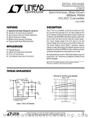 LT1612ES8 datasheet pdf Linear Technology