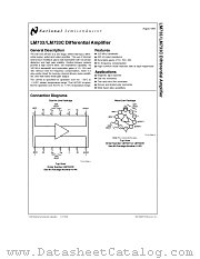 LM733CH datasheet pdf National Semiconductor