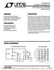 LM285H-2.5 datasheet pdf Linear Technology
