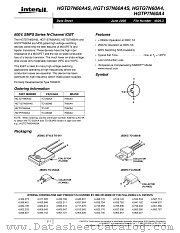 HGTP7N60A4 datasheet pdf Intersil