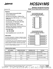 HCS241DMSR datasheet pdf Intersil