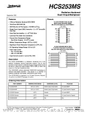 HCS253K datasheet pdf Intersil