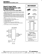 HC257 datasheet pdf Motorola