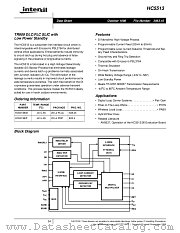 HC5513 datasheet pdf Intersil