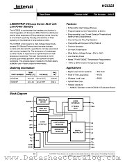 HC5523IP datasheet pdf Intersil