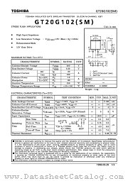 GT20G102SM datasheet pdf TOSHIBA