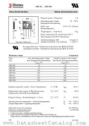 GBU4B datasheet pdf Diotec Elektronische