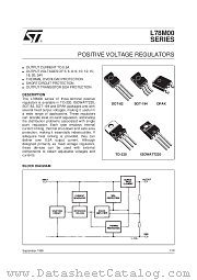 L78M18CX datasheet pdf ST Microelectronics