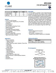 CPC1230 datasheet pdf Clare Inc
