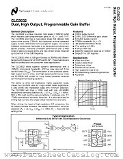 CLC5632IM datasheet pdf National Semiconductor