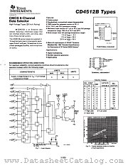 CD4512 datasheet pdf Texas Instruments