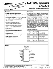 CA3524F datasheet pdf Intersil