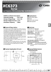 0307_XC6373 datasheet pdf Torex Semiconductor