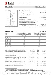 BYW27-800 datasheet pdf Diotec Elektronische