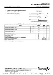 BUV47A datasheet pdf Power Innovations