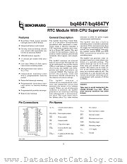 BQ4847-MT datasheet pdf Texas Instruments